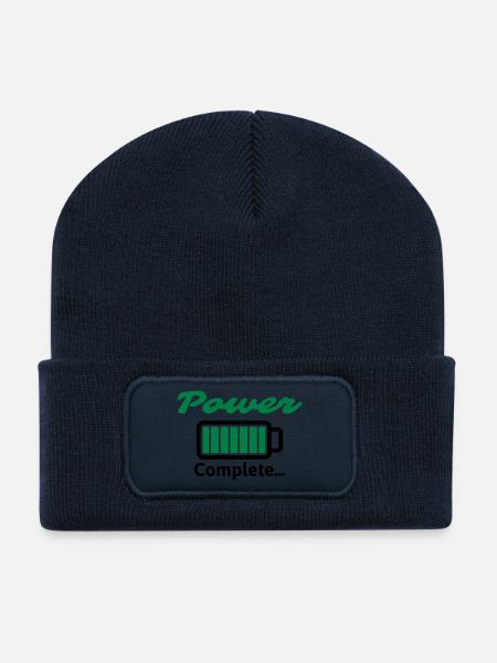 Power Complete ... - Recycled Patch Beanie - french navy