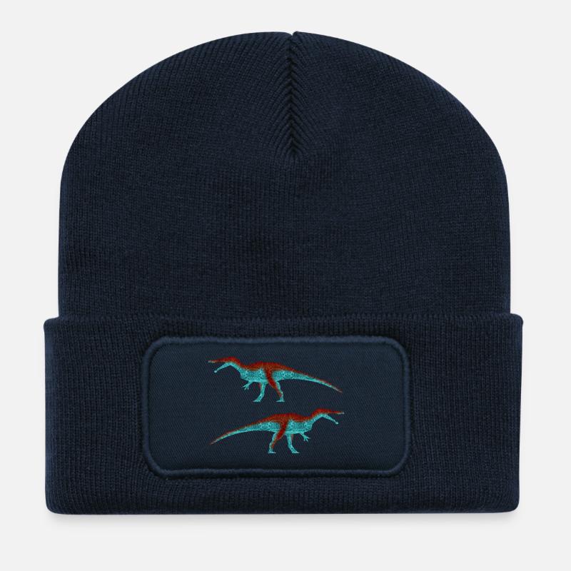 Baryonyx (Classique) - Beanie recyclé à patch - bleu marine