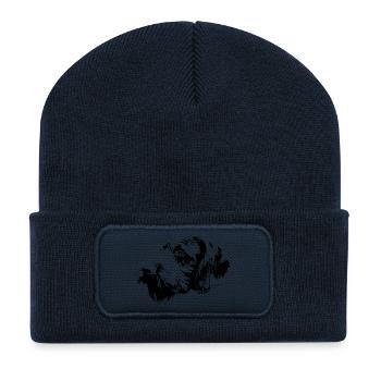 Deutsch-Drahthaar - Recycelte Patch Beanie - French Navy - Vorne