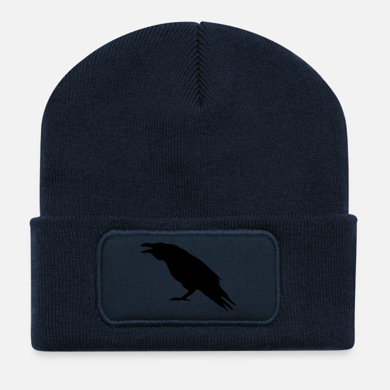 raven - Recycled Patch Beanie - french navy