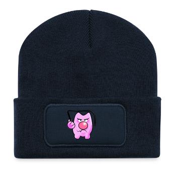 Peitschen Schwein - Recycelte Patch Beanie - French Navy - Vorne