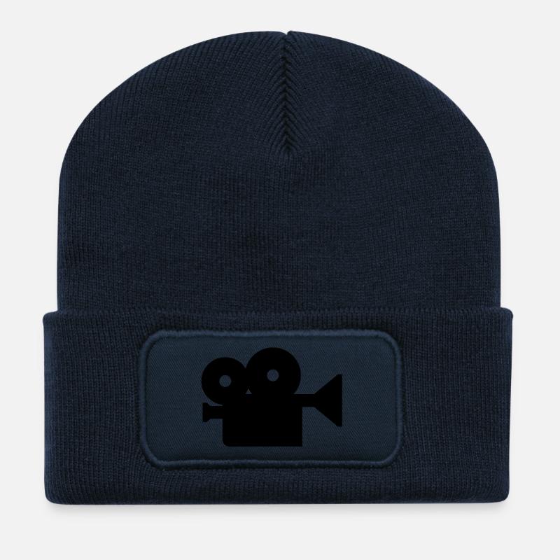 photo camera - Recycled Patch Beanie - french navy