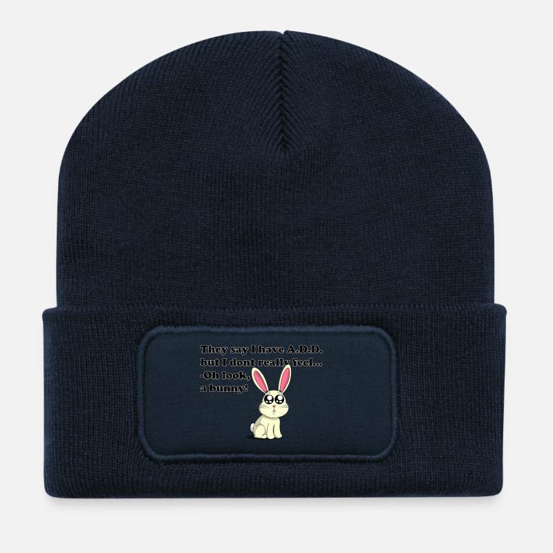 ADD bunny - Recycelte Patch Beanie - French Navy