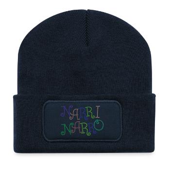 Narri Narro - Fasnetruf - Recycelte Patch Beanie - French Navy - Vorne