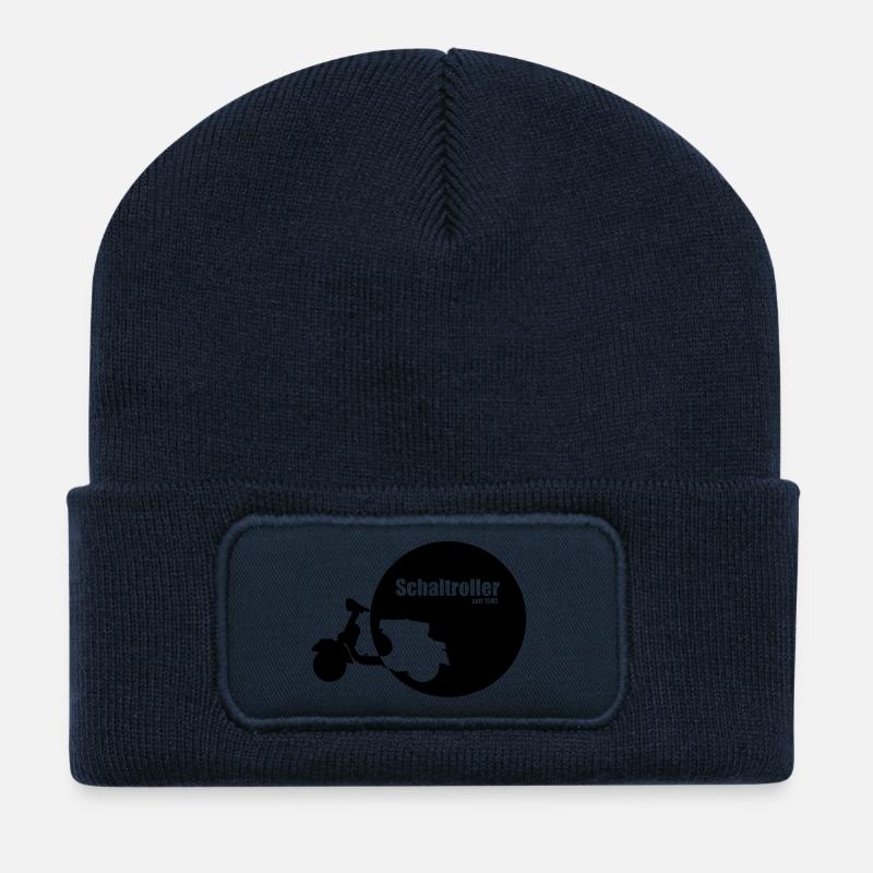 Schaltroller seit 1946 - Recycelte Patch Beanie - French Navy
