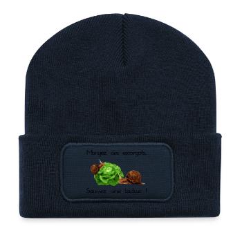 Snails - Recycled Patch Beanie - french navy - Front