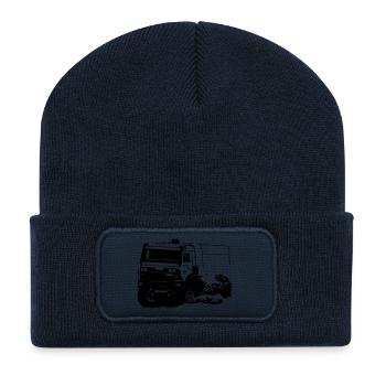Rally Dakar - Truck Race - Recycelte Patch Beanie - French Navy - Vorne