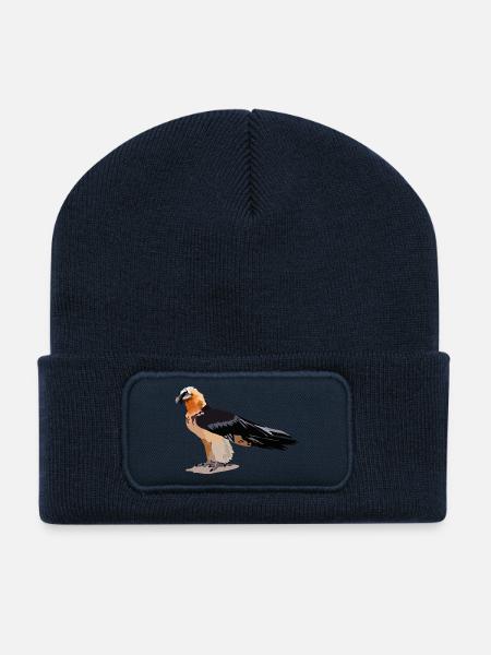 Bartgeier - Recycelte Patch Beanie - French Navy