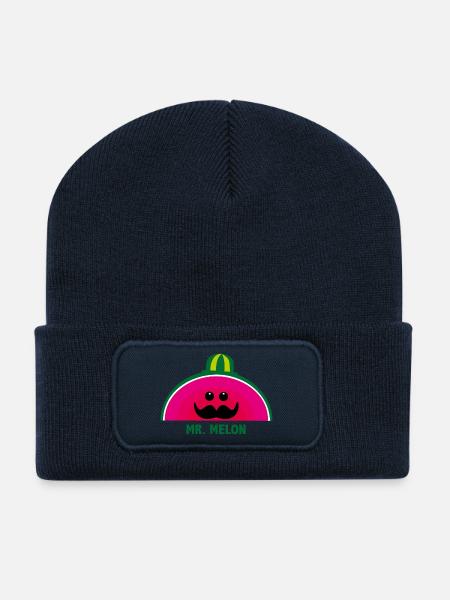 Mr. Melon - Recycelte Patch Beanie - French Navy