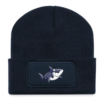 Haichen - Recycelte Patch Beanie - French Navy - Vorne