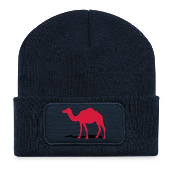Kamel - Recycelte Patch Beanie - French Navy - Vorne