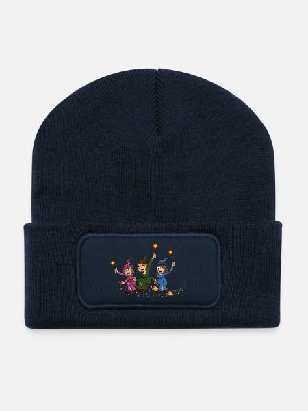 The 3 witches - Recycled Patch Beanie - french navy