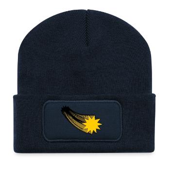 ETOILE. ETOILES. STAR. FÊTE. ANNIVERSAIRE. NOËL - Beanie recyclé à patch - bleu marine - Devant