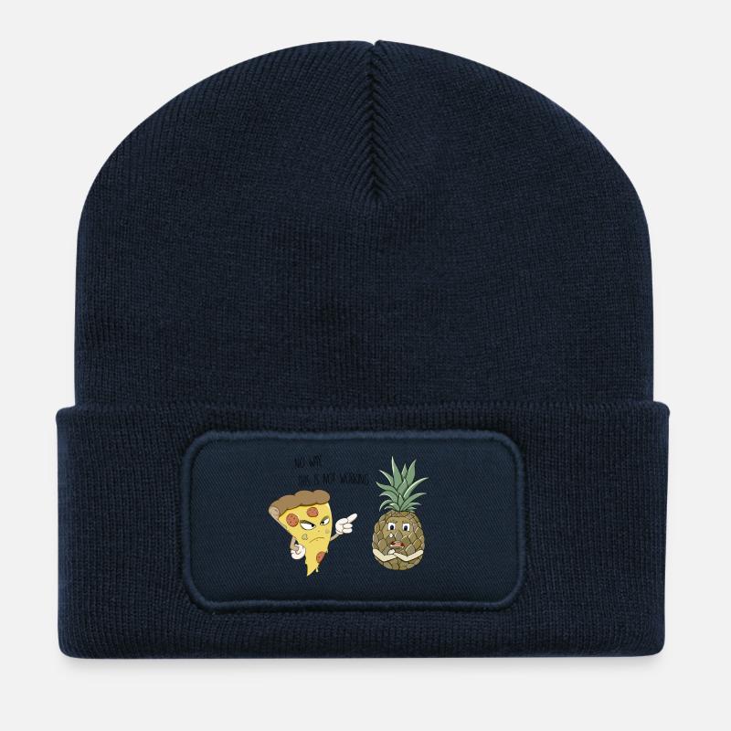 No way, this is not working - Recycelte Patch Beanie - French Navy