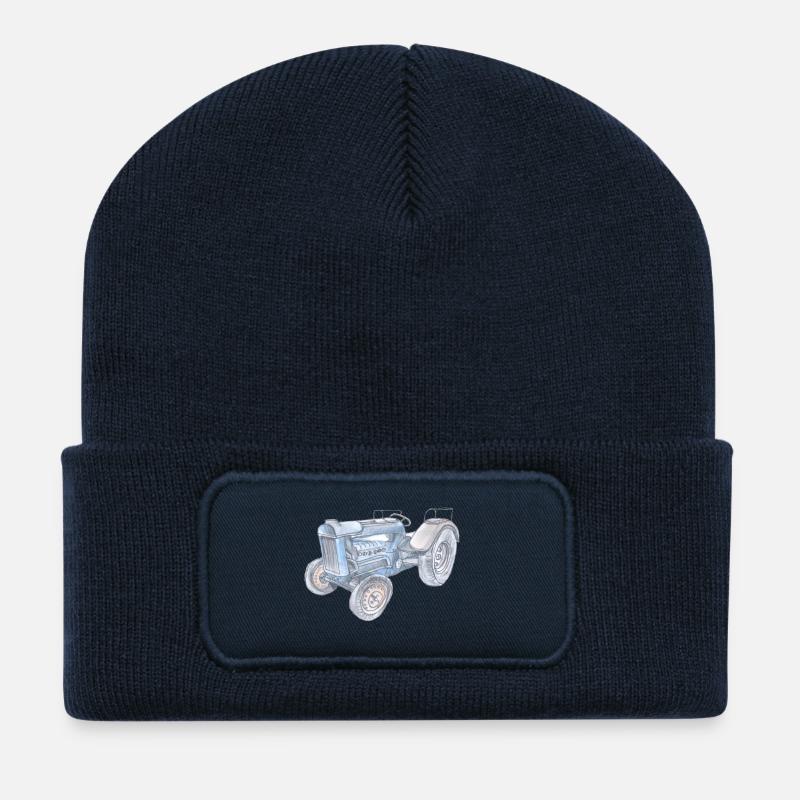 Traktor - Recycelte Patch Beanie - French Navy