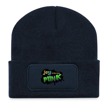 Joy is the new Punk - Recycled Patch Beanie - french navy - Front