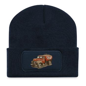 Strickland Propan 1997 - Recycelte Patch Beanie - French Navy - Vorne