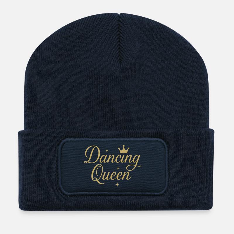 Dancing Queen Shirt – Glamour für Powerfrauen - Recycelte Patch Beanie - French Navy