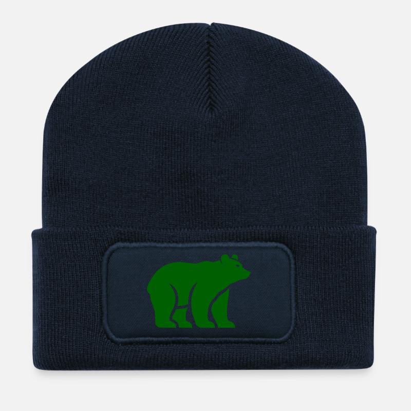 baer - Recycelte Patch Beanie - French Navy