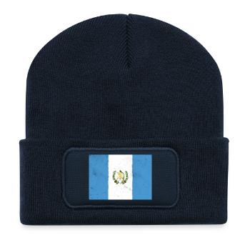 Flagge von Guatemala – Freiheit und Geschichte - Recycelte Patch Beanie - French Navy - Vorne