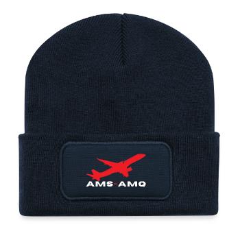INDONET Amsterdam - Ambon - Recycled Patch Beanie - french navy - Front