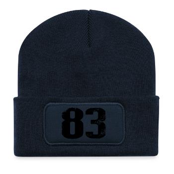 83 Number Leotard - Recycled Patch Beanie - french navy - Front