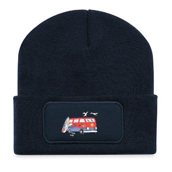 Ride the Tide Surf and Camper - Recycled Patch Beanie - french navy - Front
