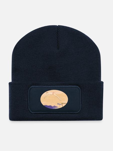Schwimmen - Recycelte Patch Beanie - French Navy