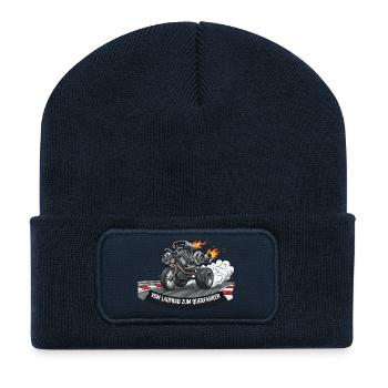 From balance bike to lateral rider - Recycled Patch Beanie - french navy - Front