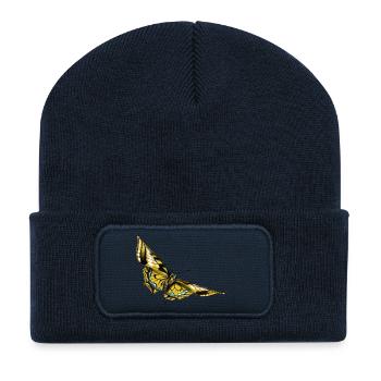 Golden Wing Butterfly - Recycled Patch Beanie - french navy - Front