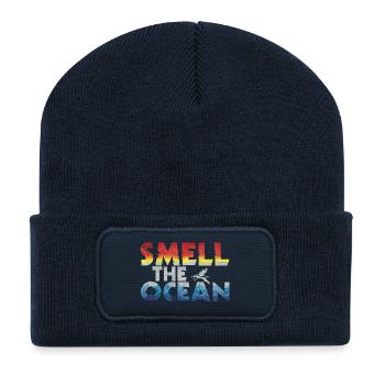 Smell the Sea - Police dégradée - Beanie recyclé à patch - bleu marine - Devant