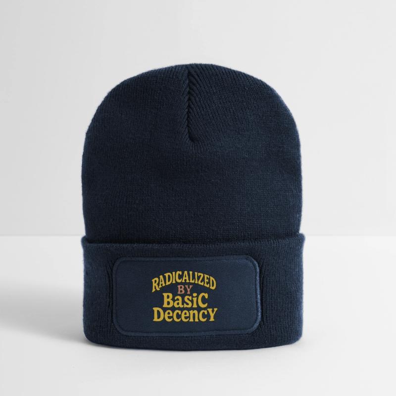 Radicalized by Basic Decency Recycled Patch Beanie