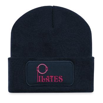 Pilates Ring Sport - Beanie recyclé à patch - bleu marine - Devant