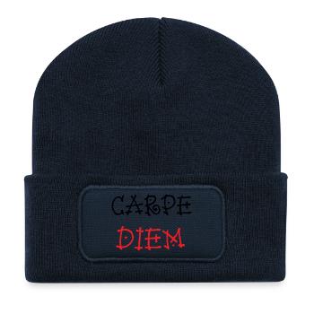 Carpe Diem - Epicurean - Recycled Patch Beanie - french navy - Front