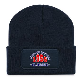 unbekannt - Recycelte Patch Beanie - French Navy - Vorne