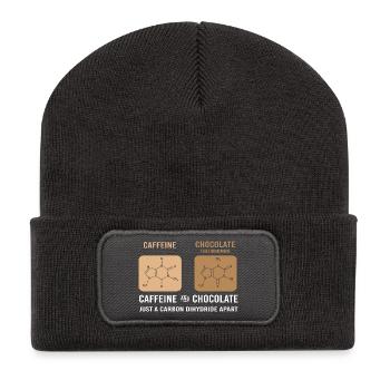 Formule structurelle du Laboratoire de Physique en Sciences de la Chimie - Beanie recyclé à patch - charbon - Devant