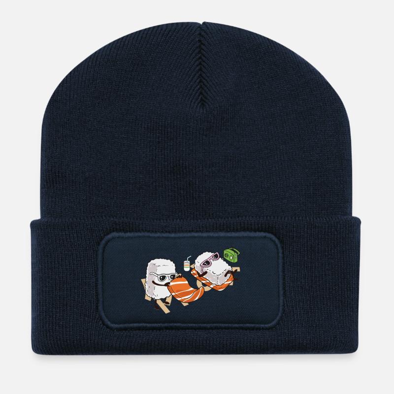 Delicious holidays - Recycled Patch Beanie - french navy