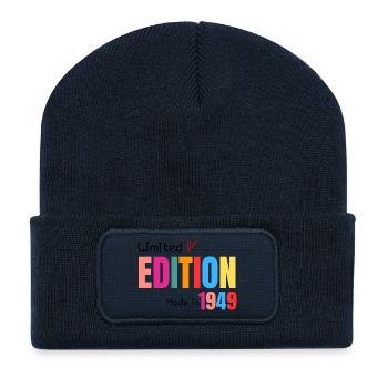 Limitierte Auflage Hergestellt 1949 - Recycelte Patch Beanie - French Navy - Vorne