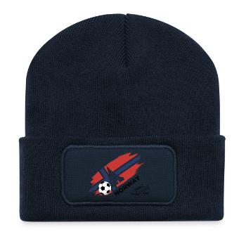 Norway Football Norway Foot Fan Jersey - Recycled Patch Beanie - french navy - Front