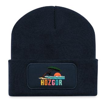 HOZGOR Ocean Pine of the Landes Retro - Recycled Patch Beanie - french navy - Front