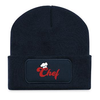 Koch / Chefkoch: Master Chef - Recycelte Patch Beanie - French Navy - Vorne
