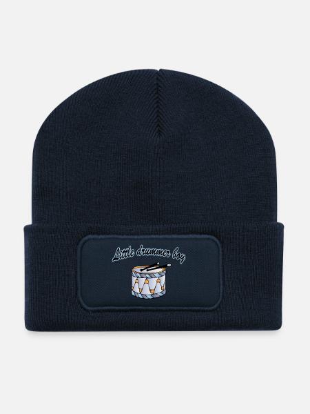 little drummer boy - Recycelte Patch Beanie - French Navy