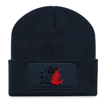 drache - Recycled Patch Beanie - french navy - Front
