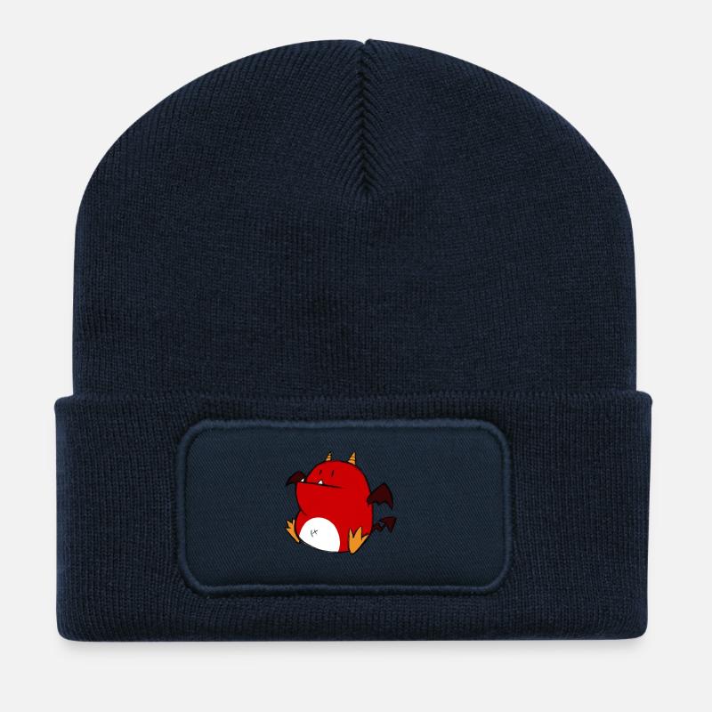 Monster - Recycelte Patch Beanie - French Navy