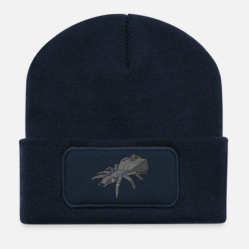 Robotics Spider - Recycled Patch Beanie - french navy
