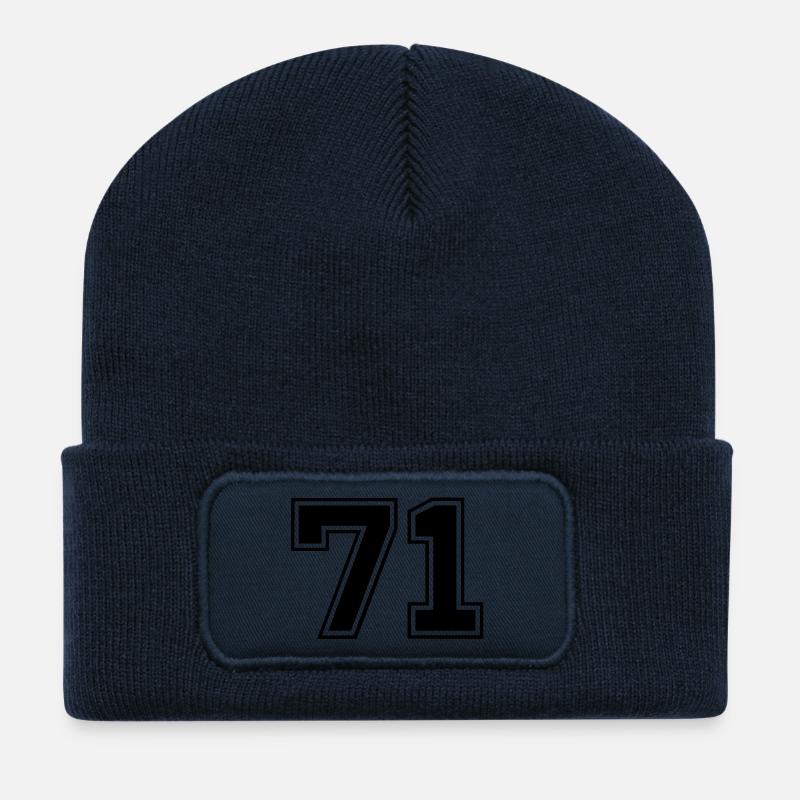 71 - Recycelte Patch Beanie - French Navy