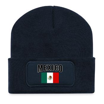 Mexico - Recycled Patch Beanie - french navy - Front