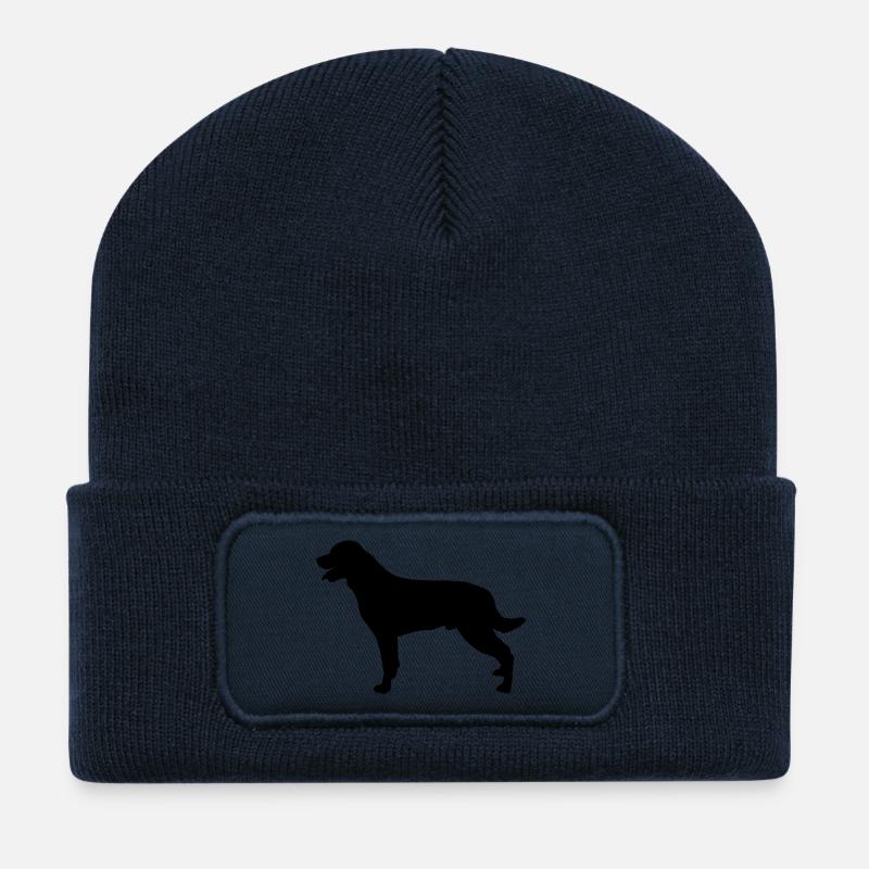 rottweilers - Beanie recyclé à patch - bleu marine