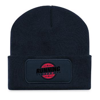 running_team_yx2 - Recycelte Patch Beanie - French Navy - Vorne