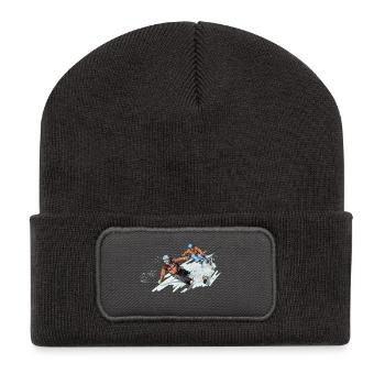 Freeriding - Recycelte Patch Beanie - Dunkelgrau - Vorne